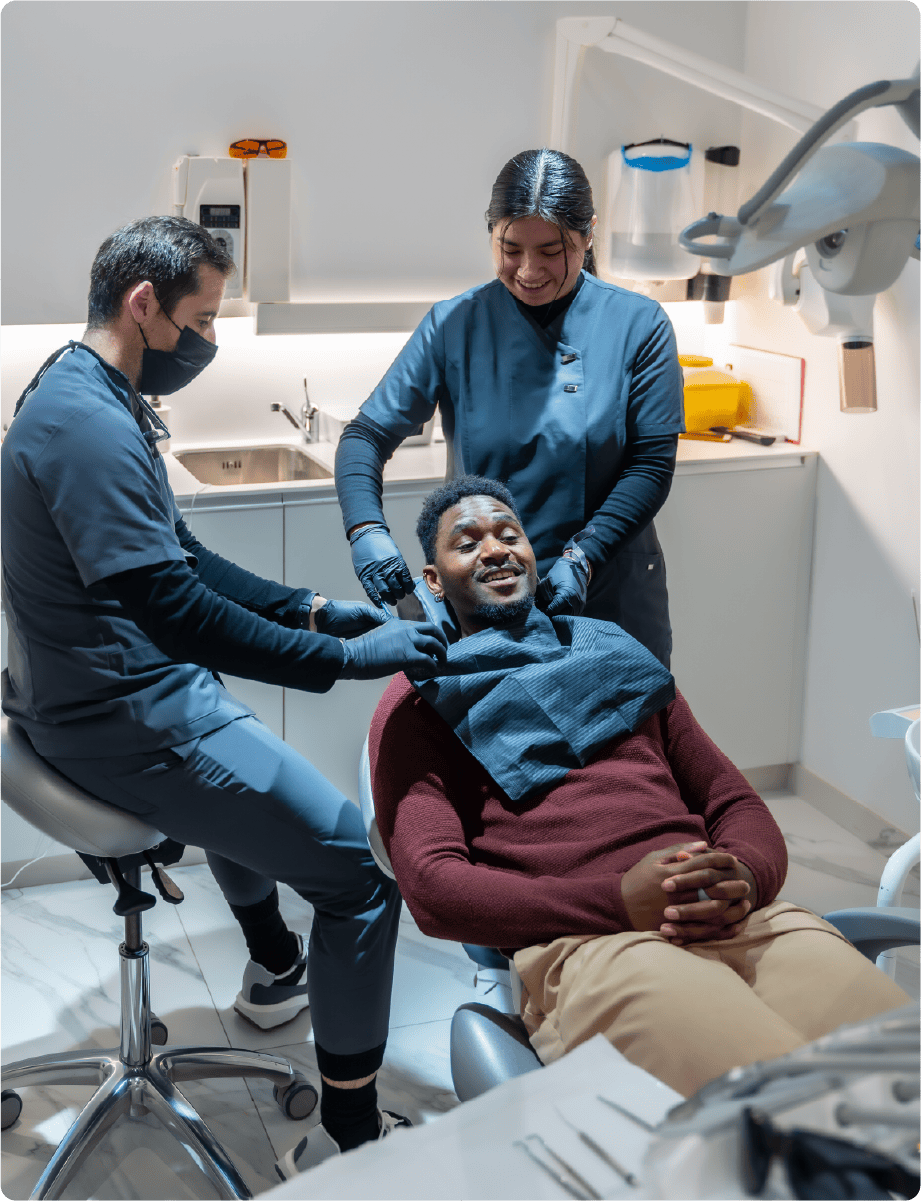 Virtual consultation with Sleep Clinician with sleep apnea patient